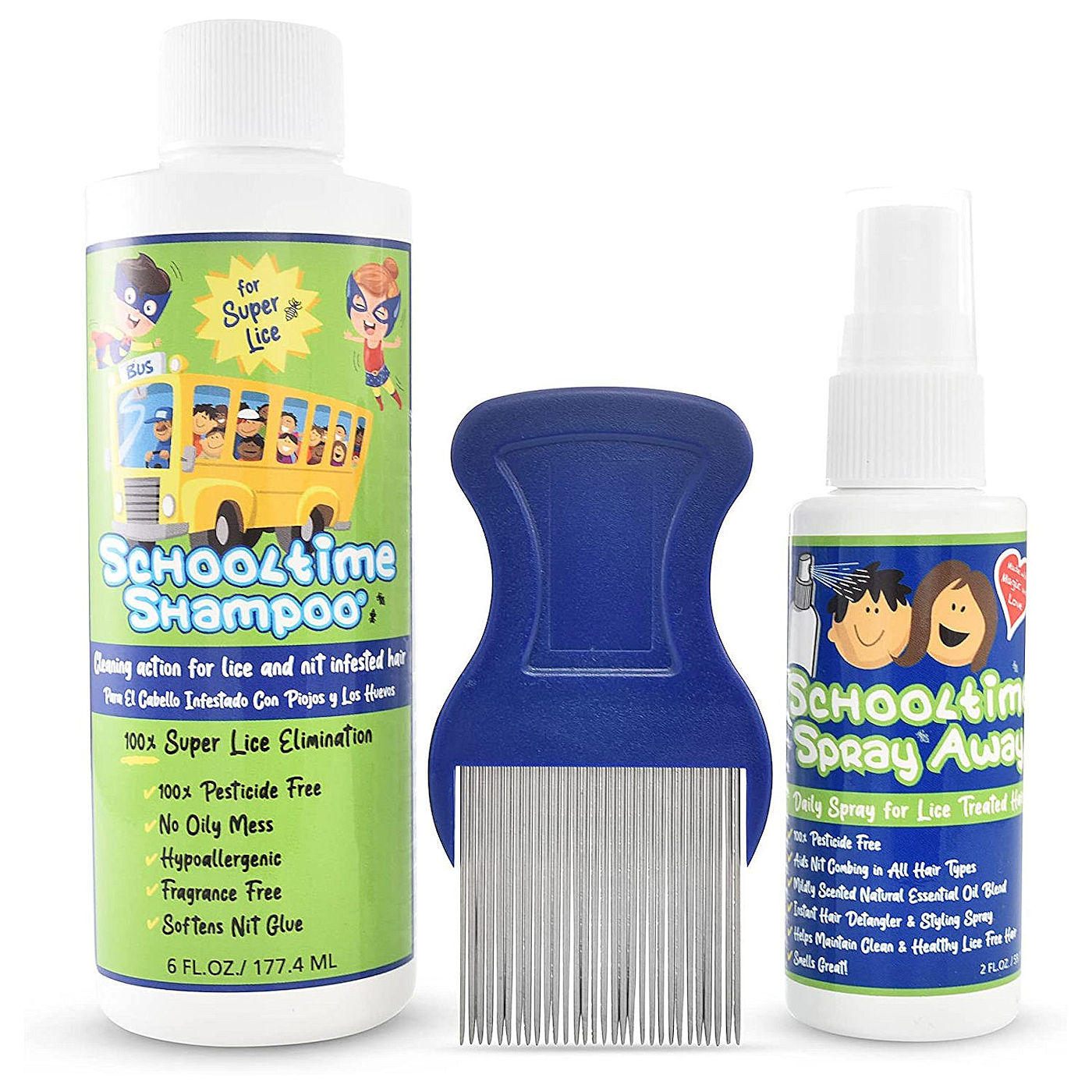 Schooltime® 100% Complete Lice Elimination Kit - Schooltime Products Head Lice Elimination Products